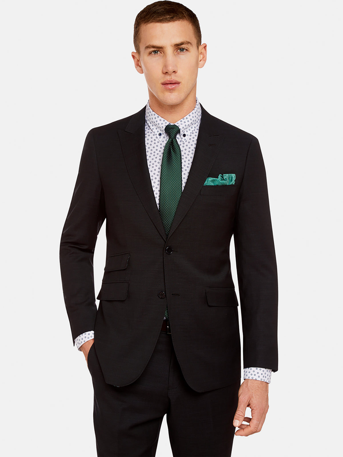 Hopkins Peak Lapel Woolsuit Jacket