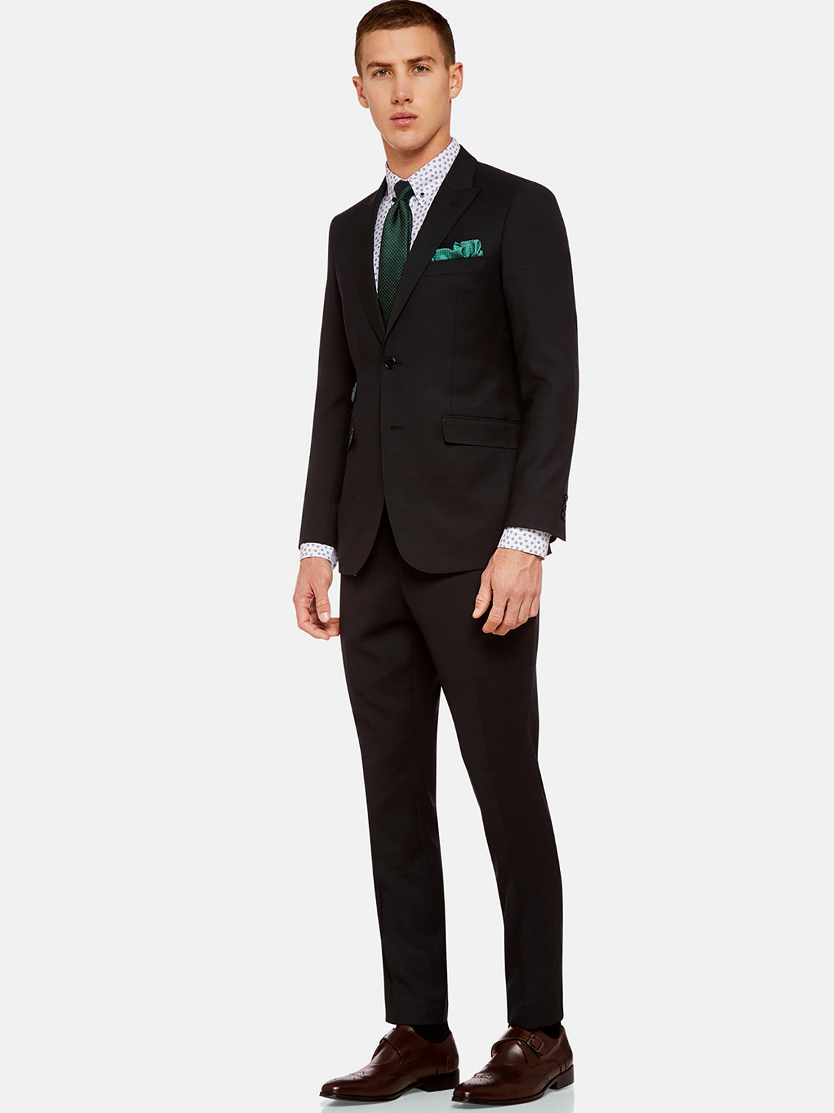 Hopkins Peak Lapel Woolsuit Jacket