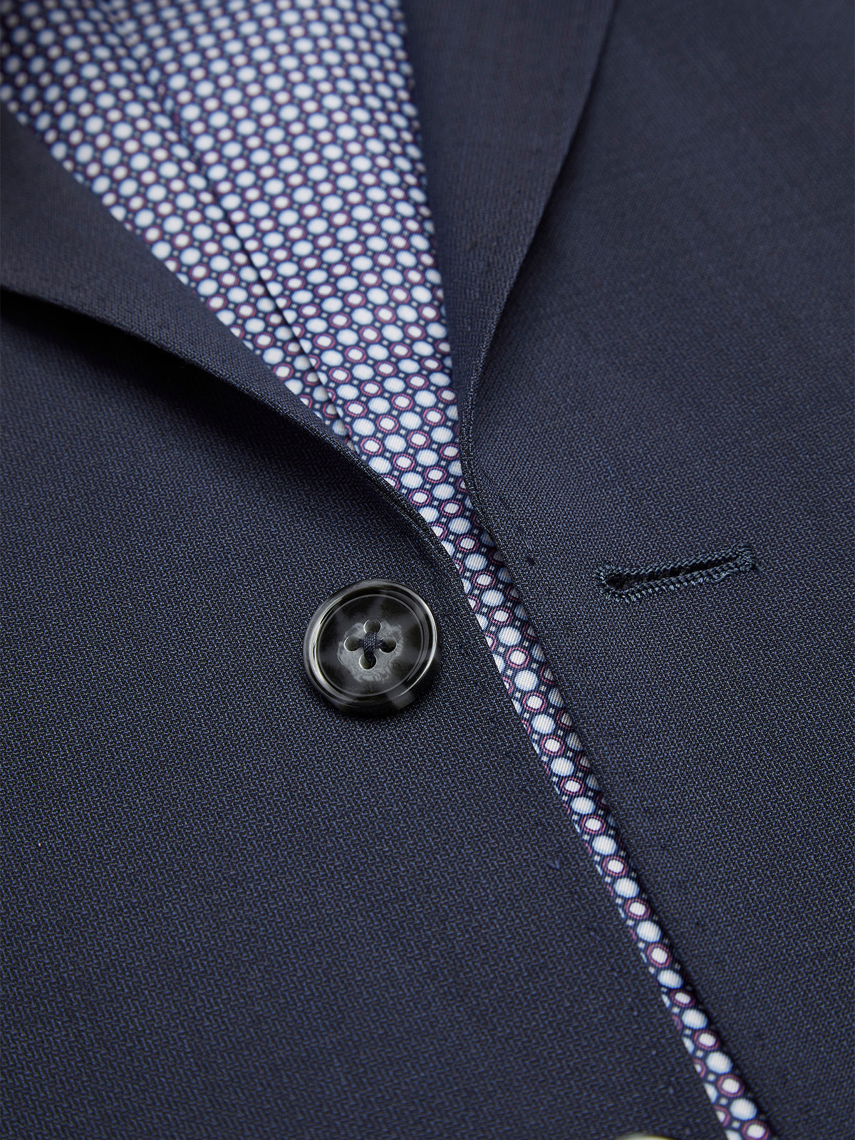Hopkins Peak Lapel Wool Suit Jacket