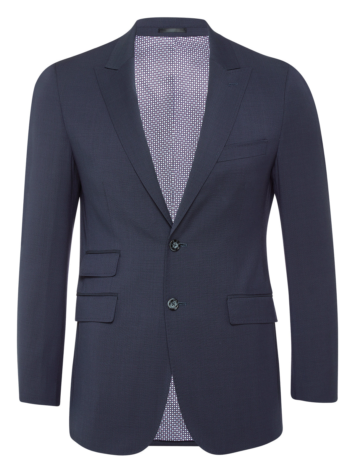 Hopkins Peak Lapel Wool Suit Jacket
