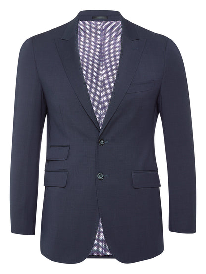 Hopkins Peak Lapel Wool Suit Jacket