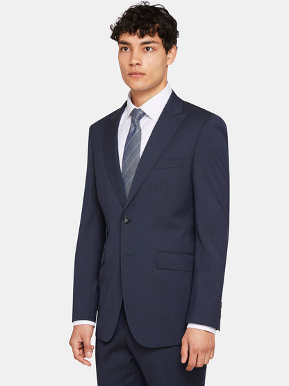 Hopkins Peak Lapel Wool Suit Jacket