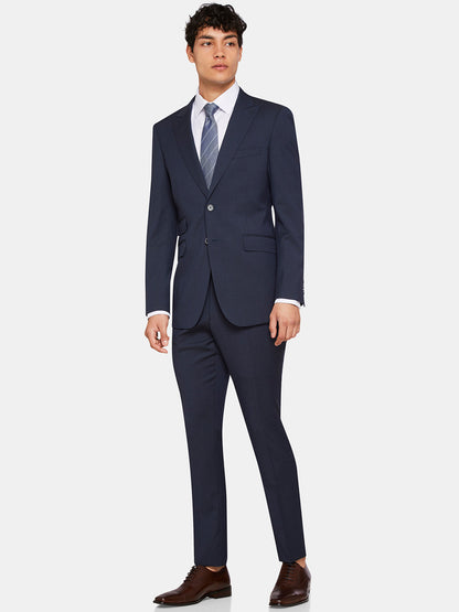 Hopkins Peak Lapel Wool Suit Jacket