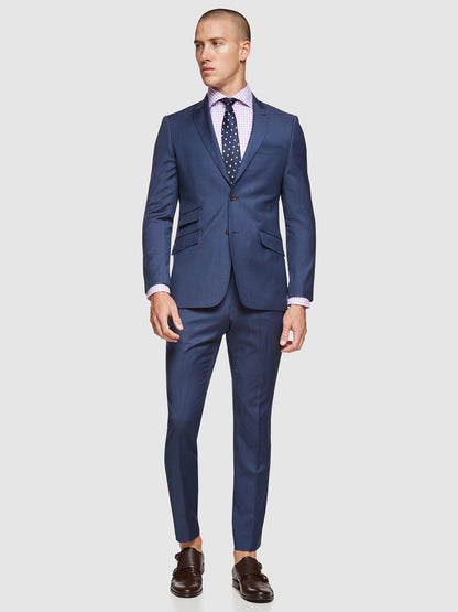 Hopkins Peak Lapel Wool Suit Jacket