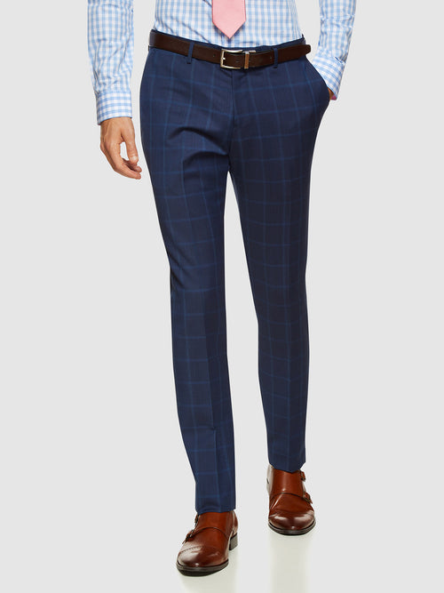 Auden Wool Suit Checked Trousers
