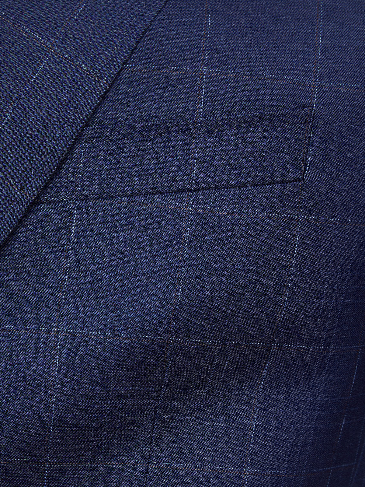 Byron Wool Stretch Checked Jacket