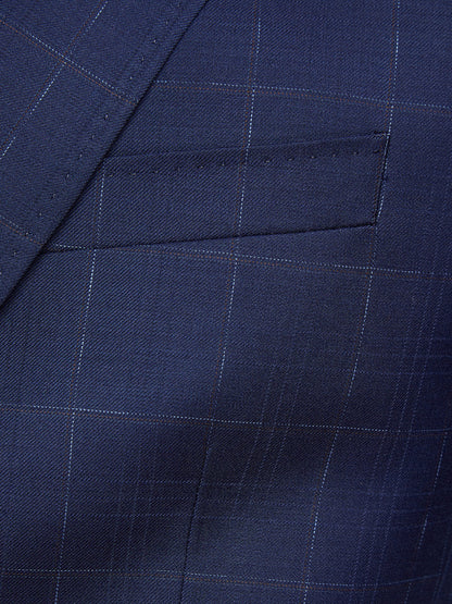Byron Wool Stretch Checked Jacket