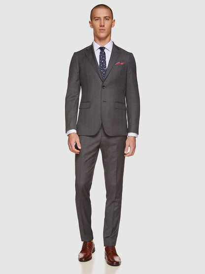 Byron Wool Stretch Checked Jacket
