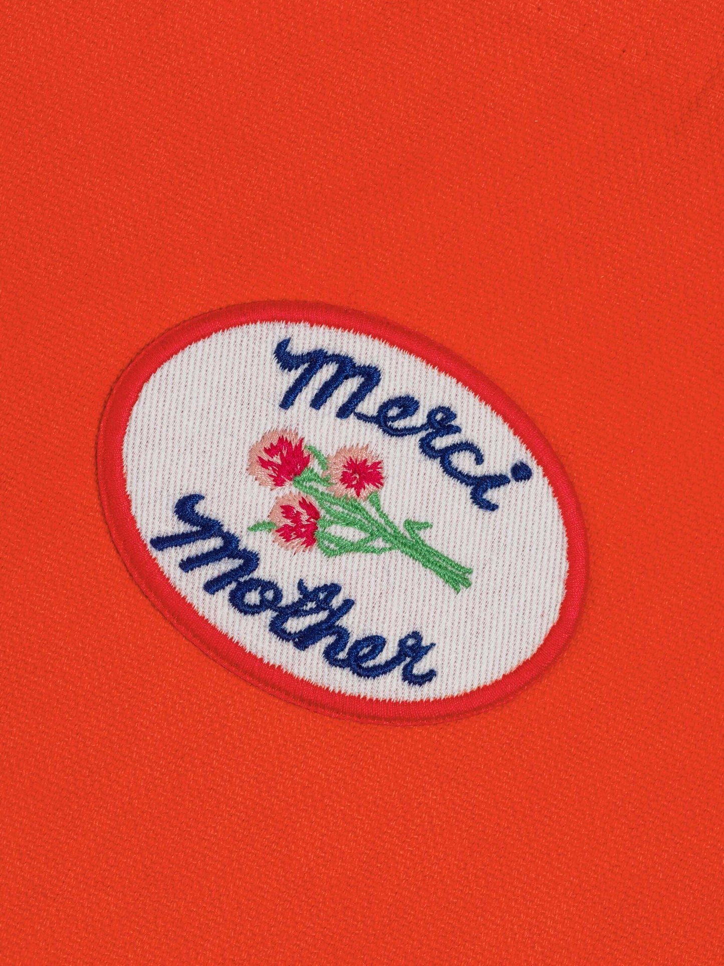 Merci x MOTHER Merci Tote - Red And Ecru