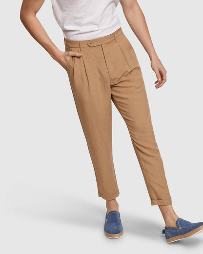 Garrad Tencel Linen Casual Pants