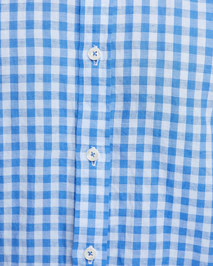Kenton Linen Blend Checked Shirt