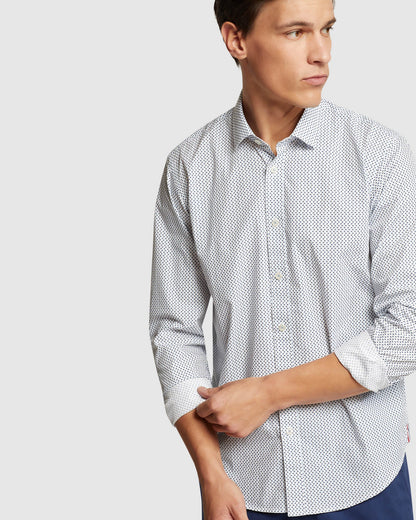 Kenton Printed Cotton Shirt