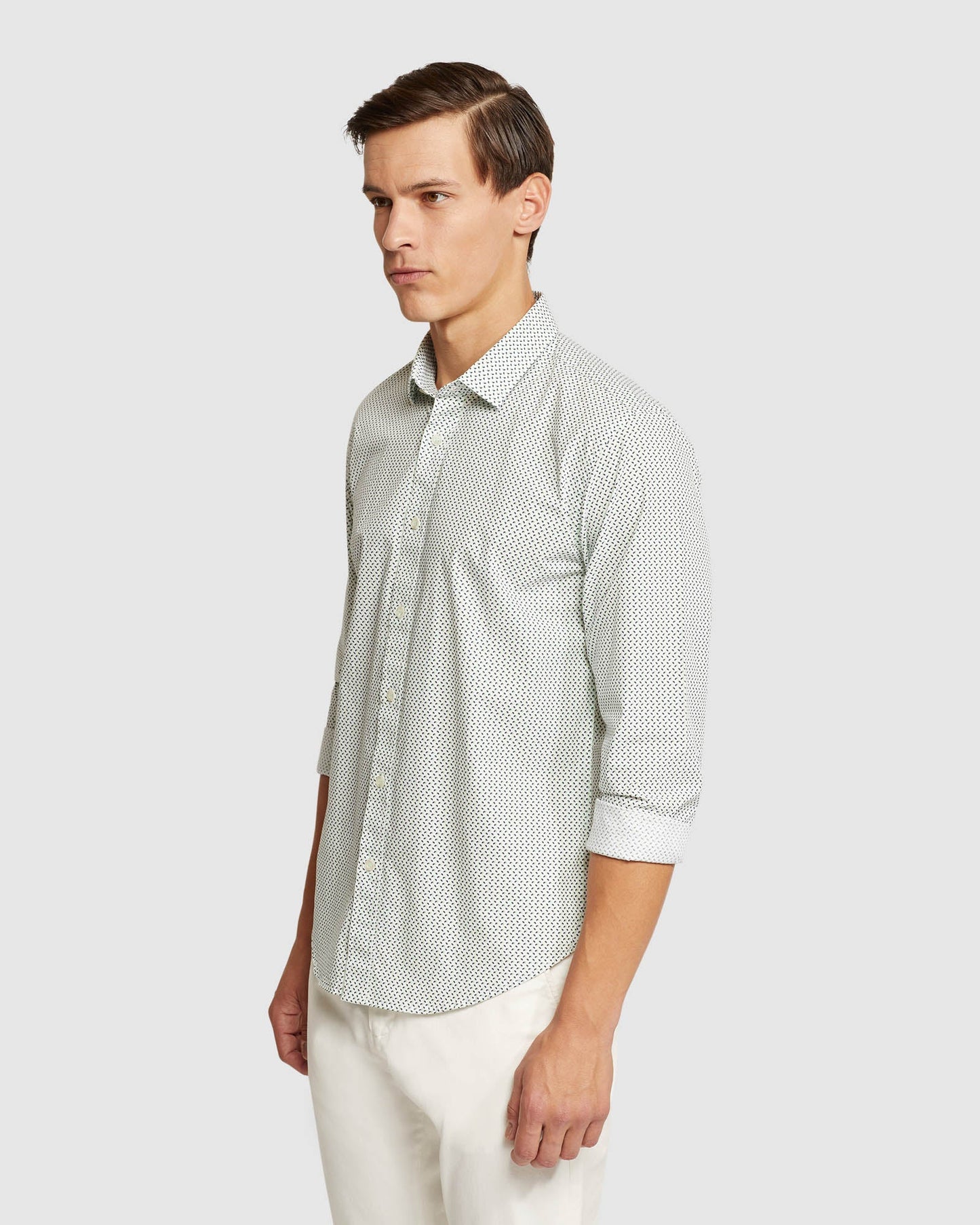 Kenton Printed Cotton Shirt