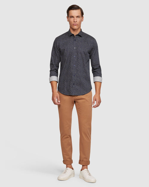 Kenton Printed Cotton Shirt
