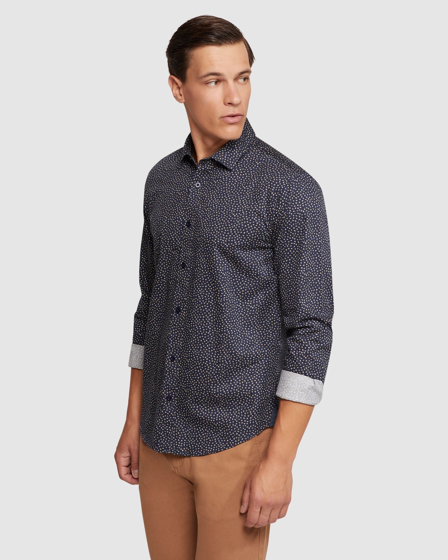 Kenton Printed Cotton Shirt