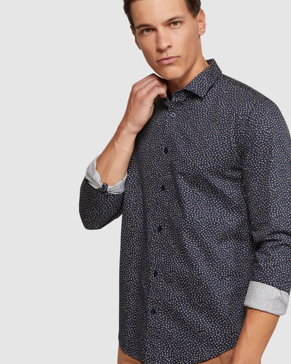 Kenton Printed Cotton Shirt