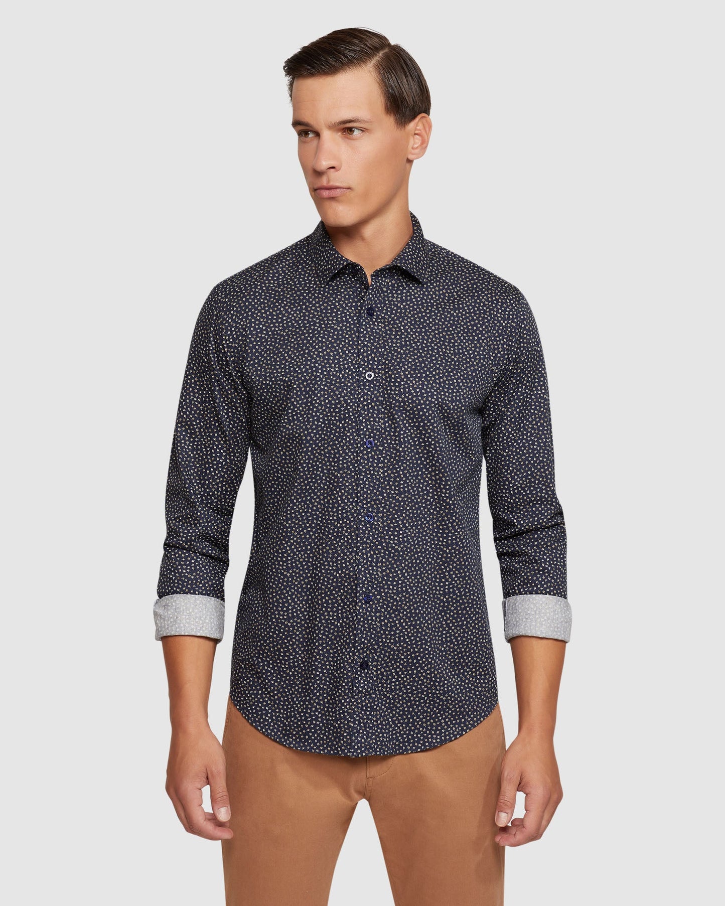 Kenton Printed Cotton Shirt