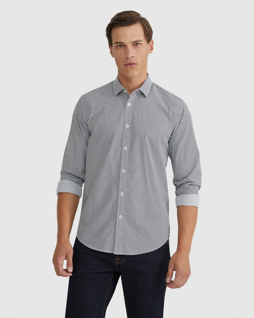 Kenton Printed Cotton Shirt