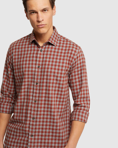 Stratton Flannel Check Shirt