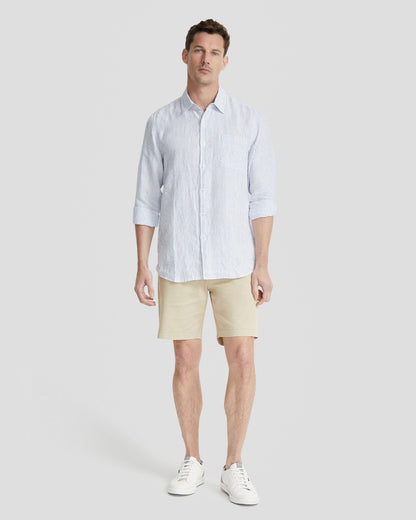 Holloway Pure Linen Stripe Shirt