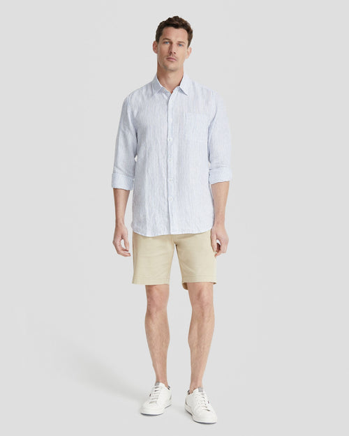 Holloway Pure Linen Stripe Shirt