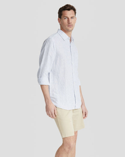 Holloway Pure Linen Stripe Shirt