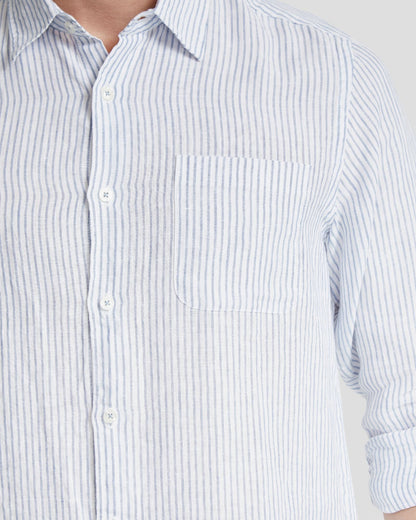 Holloway Pure Linen Stripe Shirt