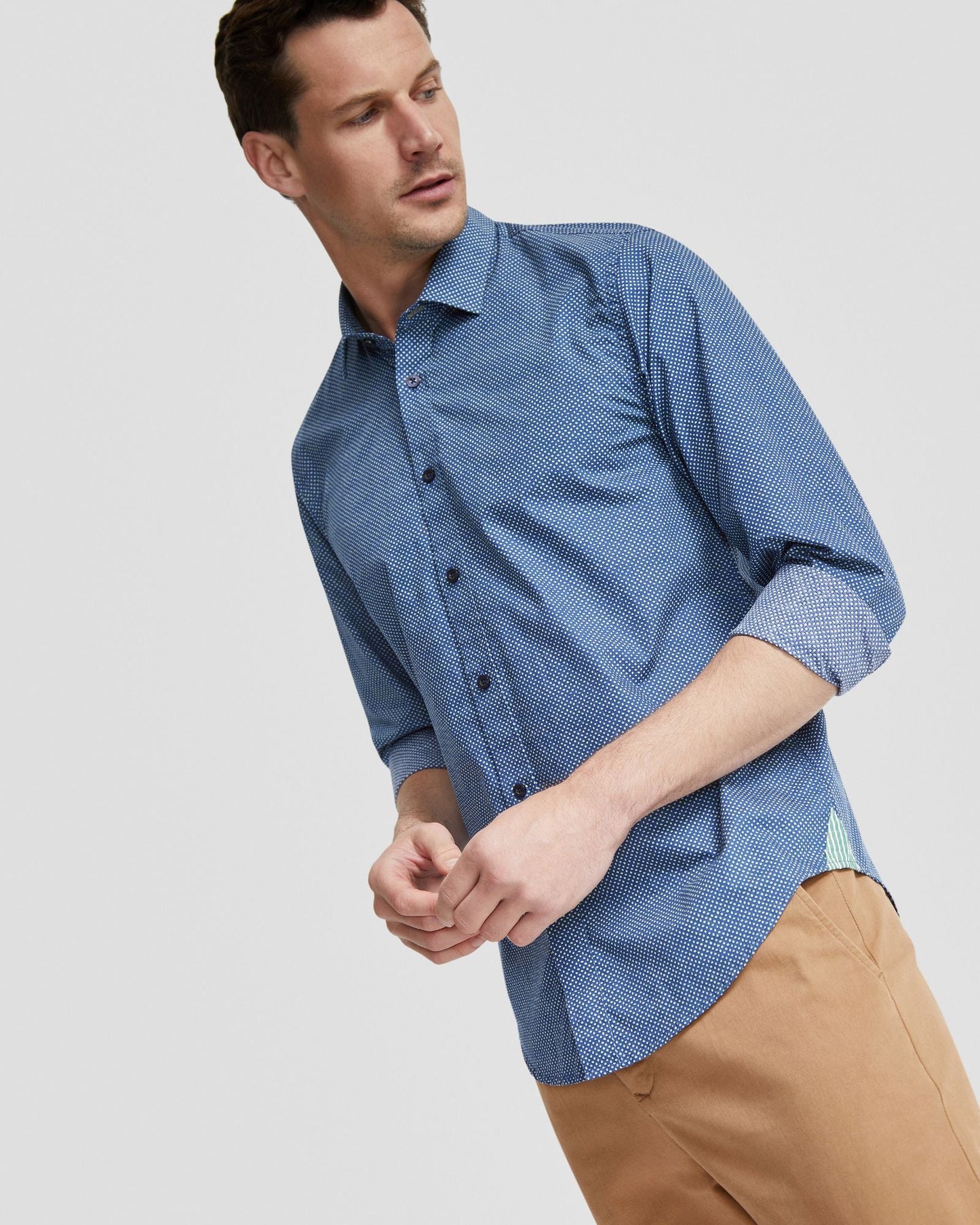 Kenton Printed Cotton Shirt