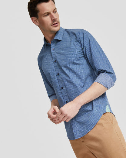 Kenton Printed Cotton Shirt