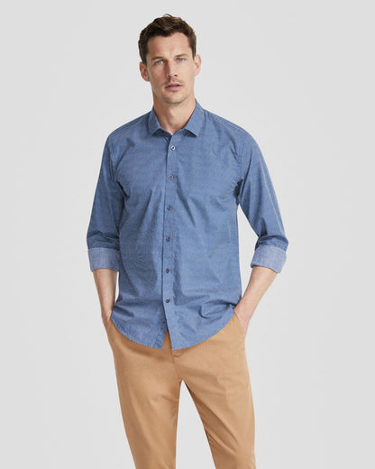 Kenton Printed Cotton Shirt