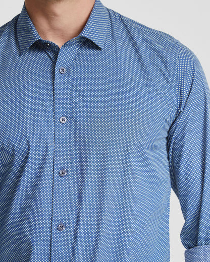 Kenton Printed Cotton Shirt