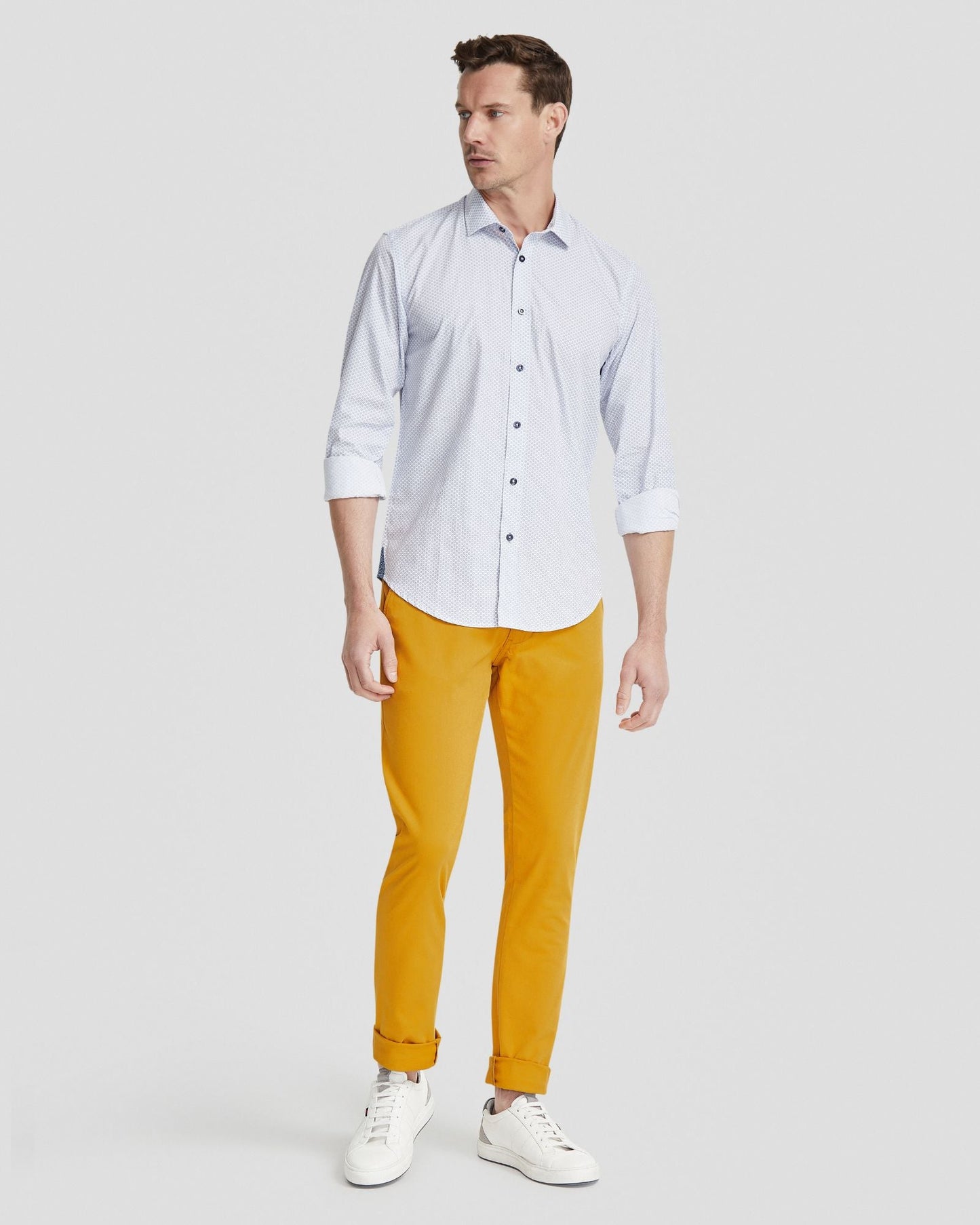 Kenton Printed Cotton Shirt