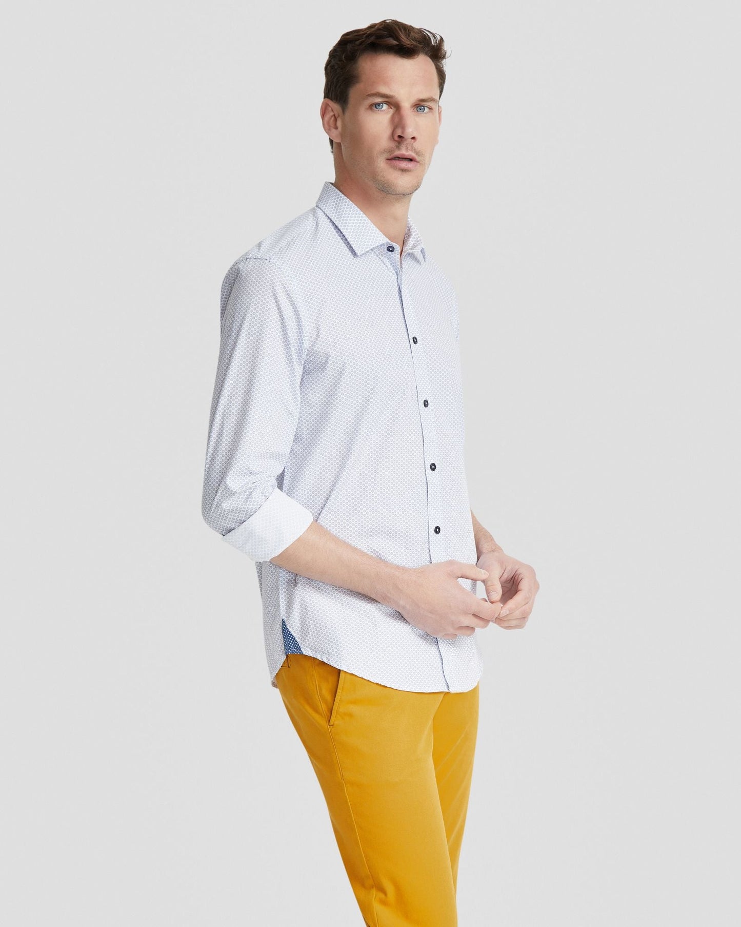 Kenton Printed Cotton Shirt