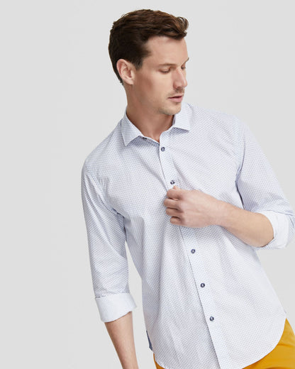 Kenton Printed Cotton Shirt