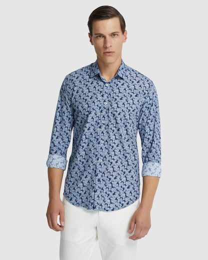 Kenton Printed Cotton Shirt