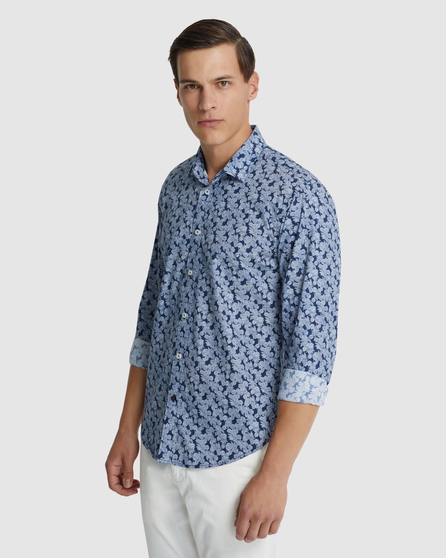 Kenton Printed Cotton Shirt