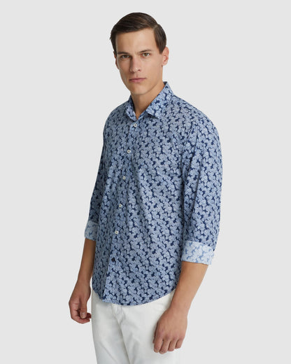 Kenton Printed Cotton Shirt