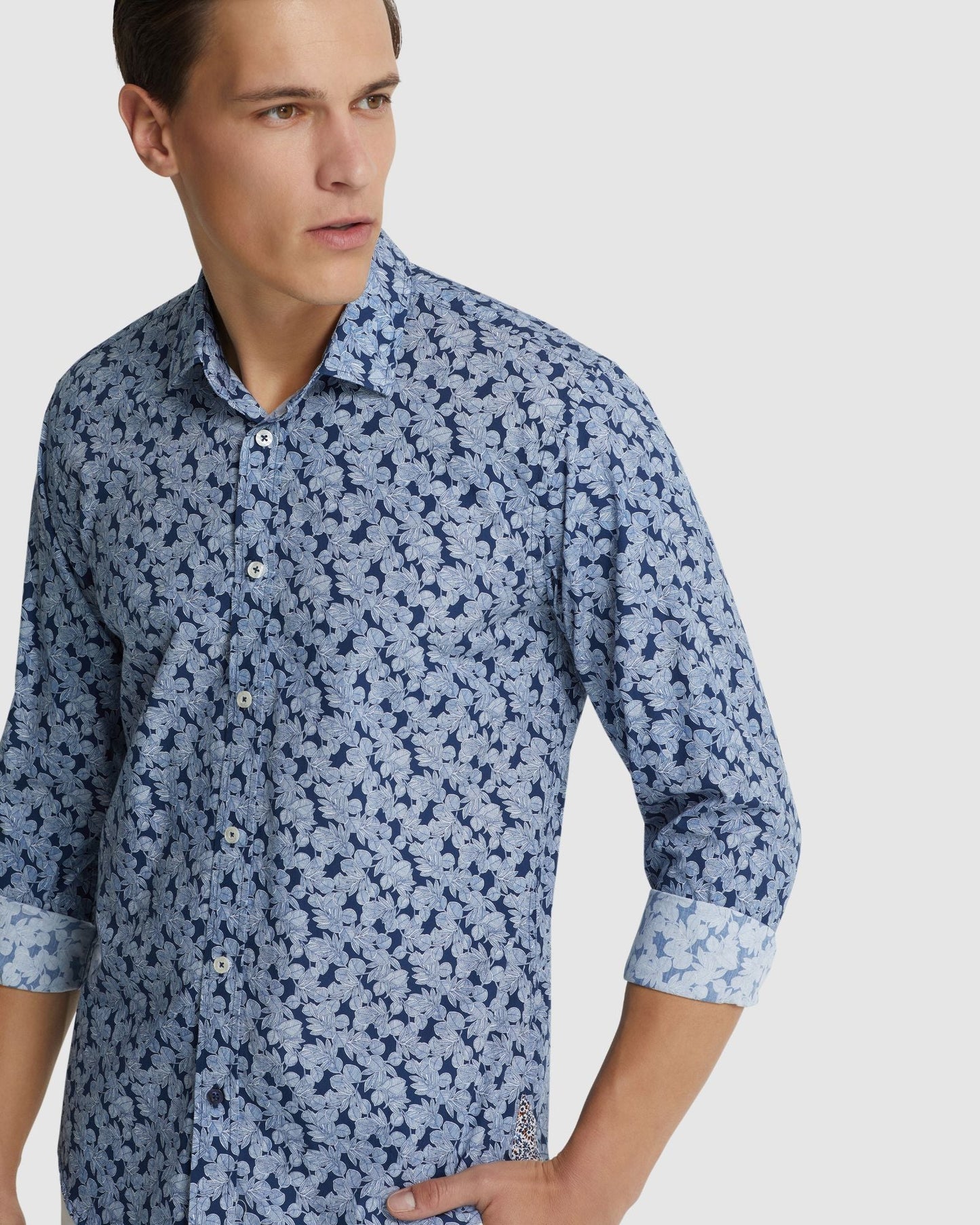 Kenton Printed Cotton Shirt