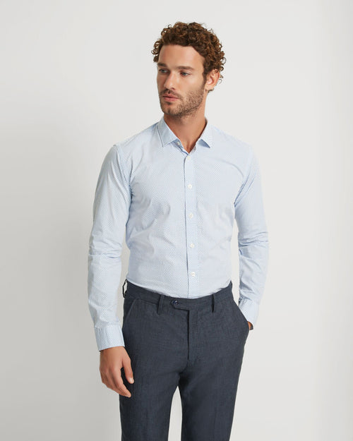 Kenton Printed Cotton Shirt