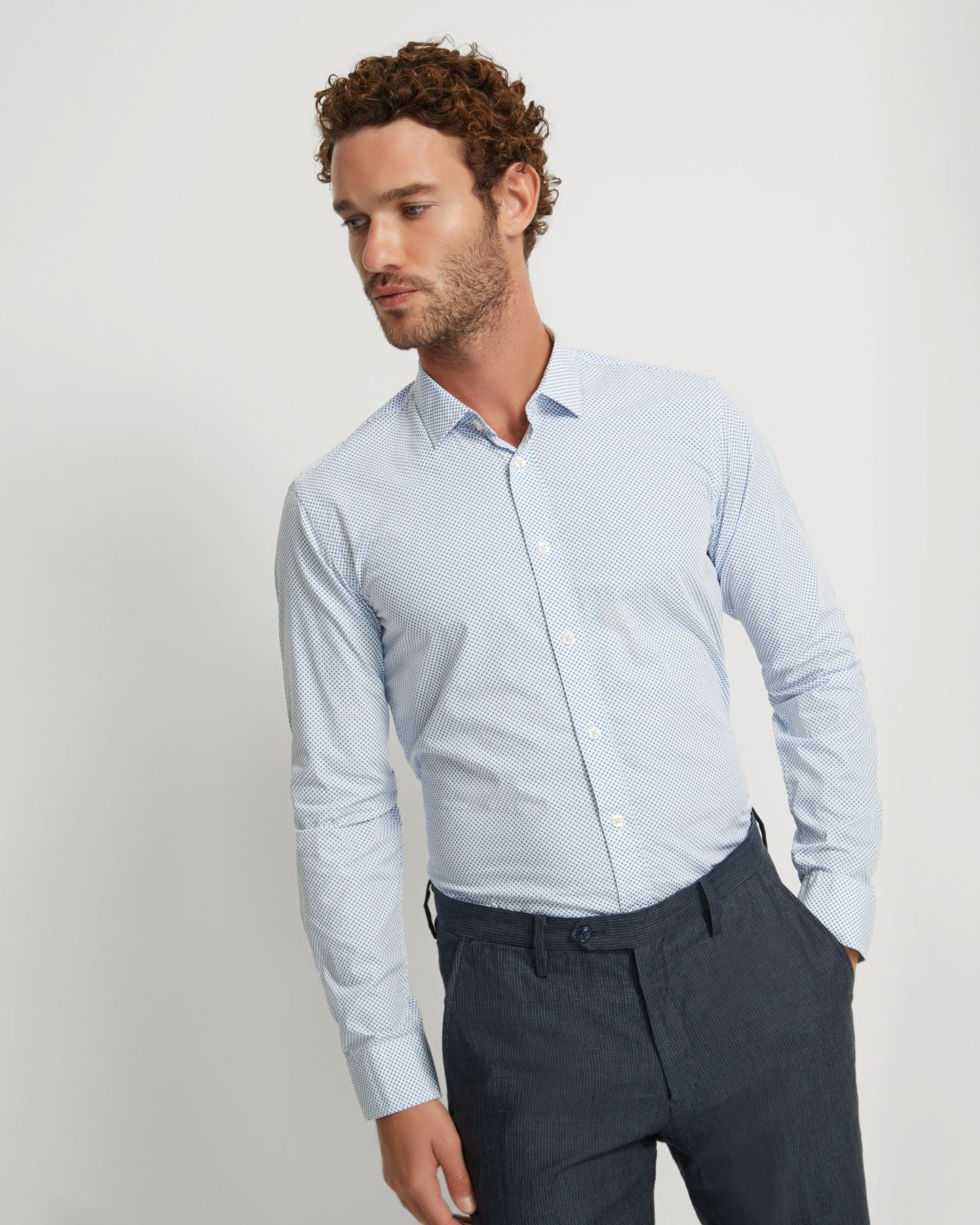 Kenton Printed Cotton Shirt