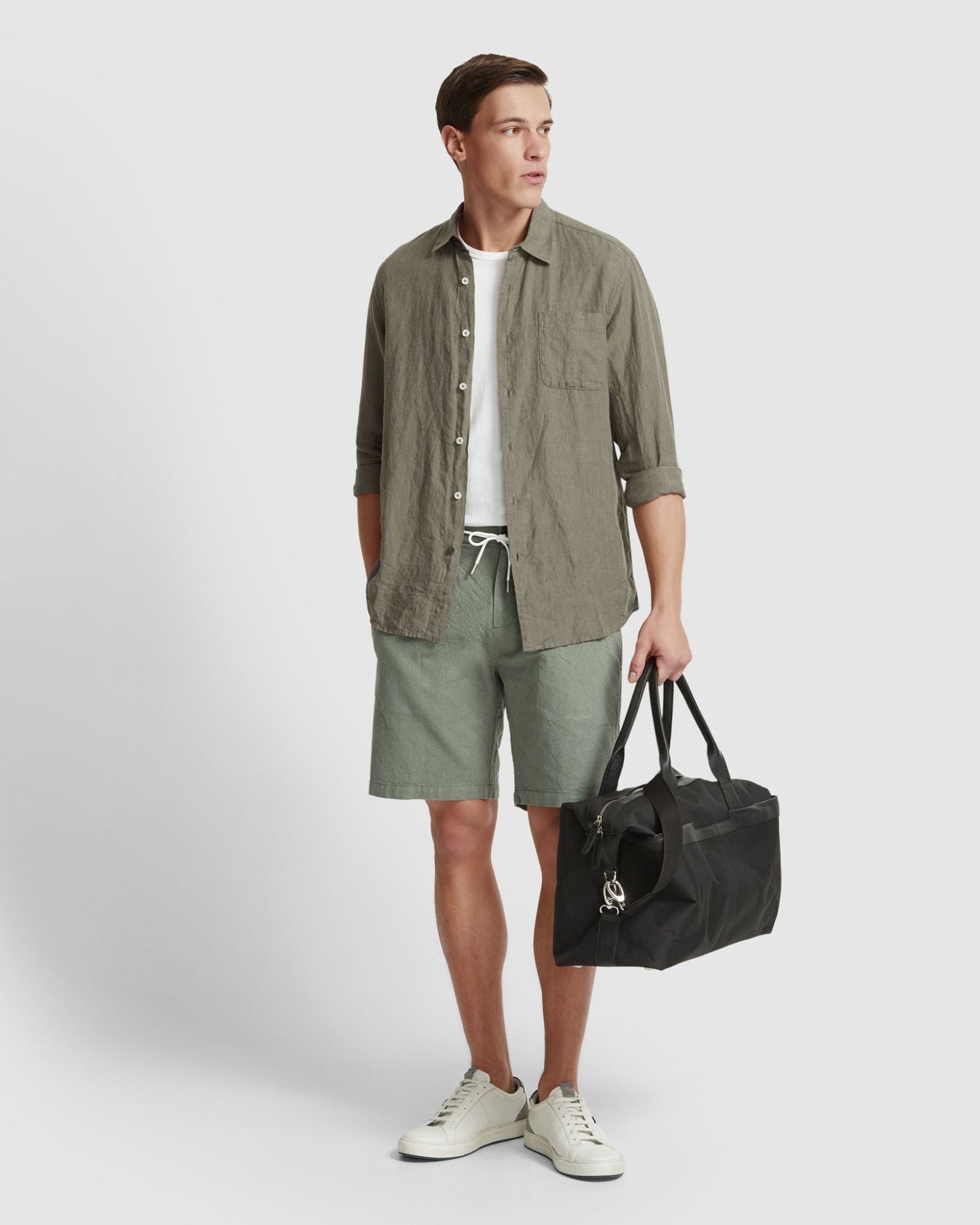 Barney Linen Blend Shorts