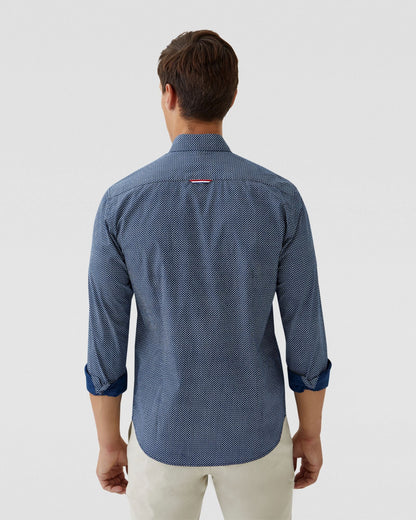 Stratton Printed Cotton Shirt