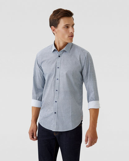 Kenton Printed Cotton Shirt