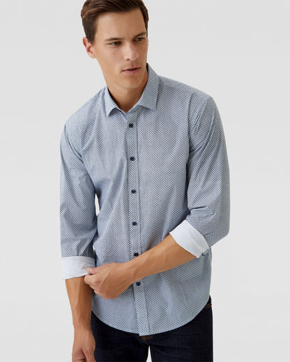 Kenton Printed Cotton Shirt