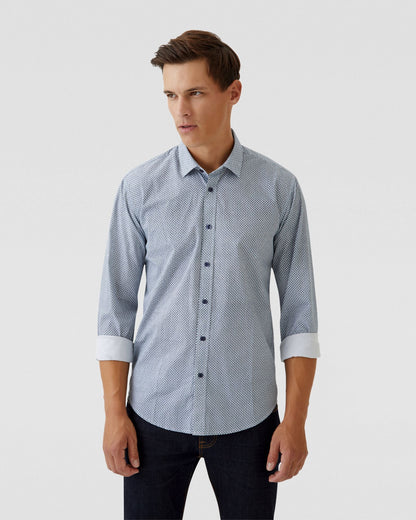 Kenton Printed Cotton Shirt