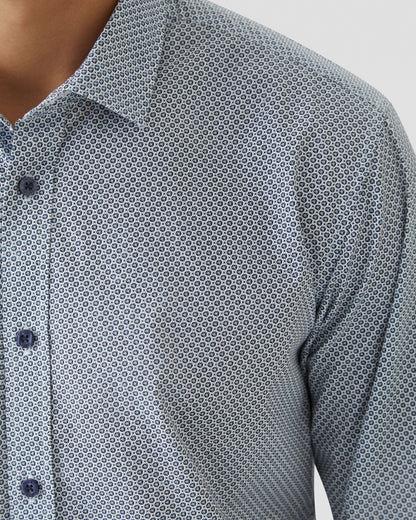 Kenton Printed Cotton Shirt