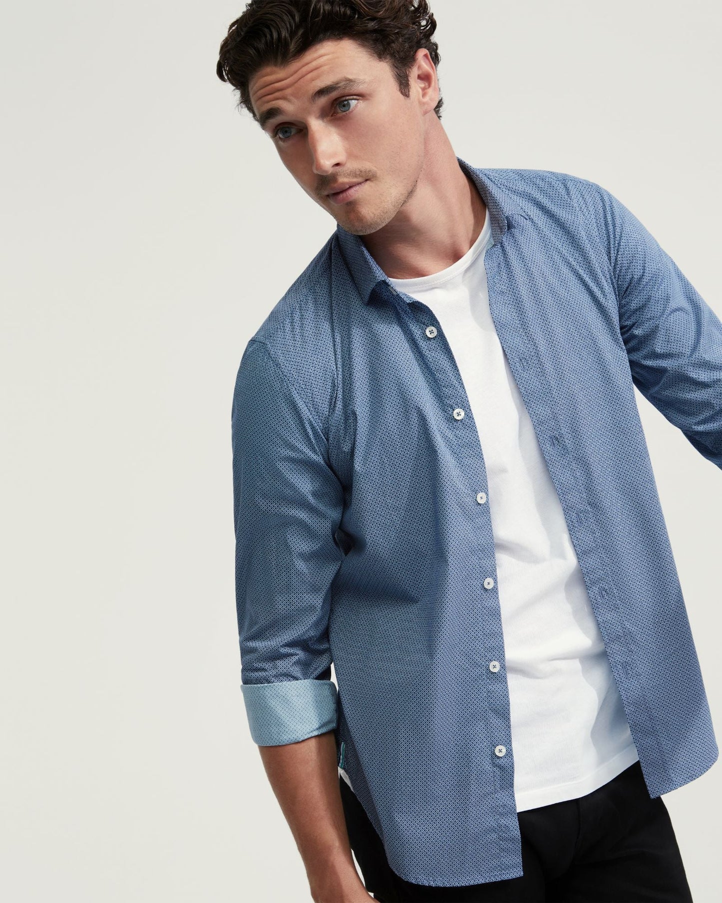 Kenton Printed Cotton Shirt