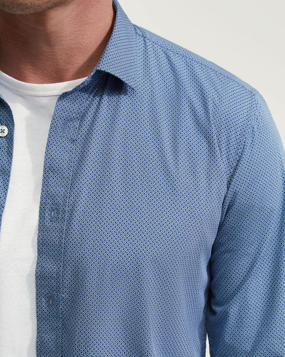 Kenton Printed Cotton Shirt