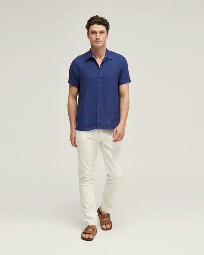 Leyton Pure Linen Short Sleeve Shirt
