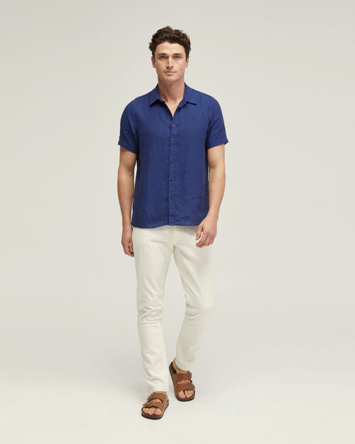 Leyton Pure Linen Short Sleeve Shirt
